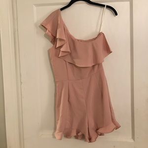 J.O.A Los Angeles blush romper